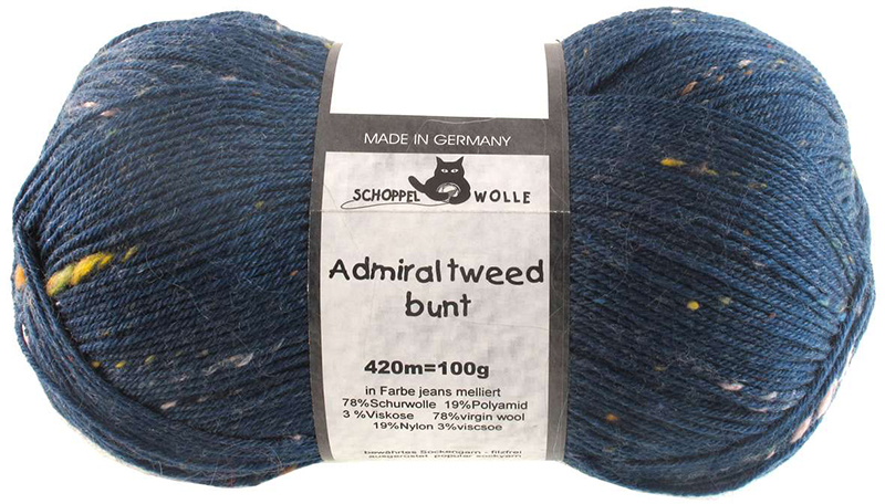 Schoppel Admiral tweed bunt 4993 Jeans