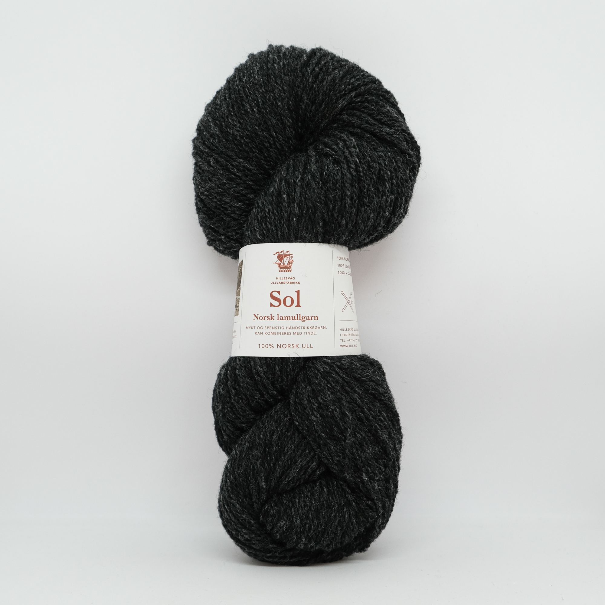 Sol Lamullgarn - 415 koksgrå