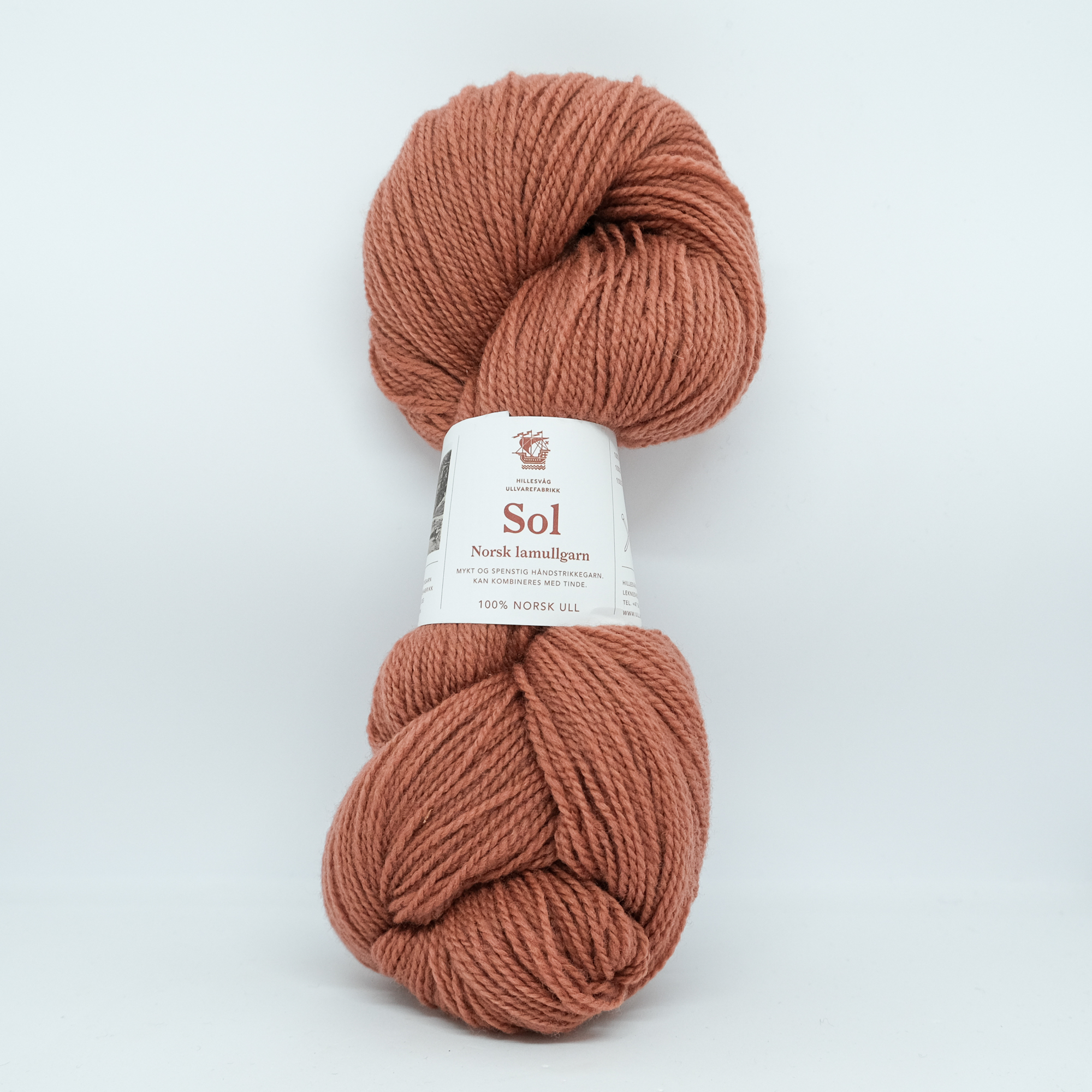 Sol Lamullgarn - 436 varm rosa