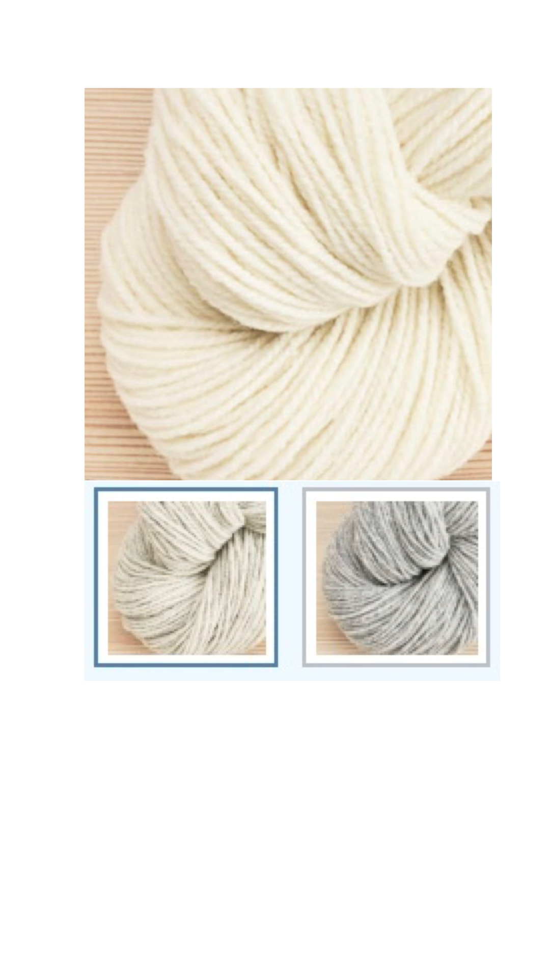 2-fädiges Merino-Strickgarn