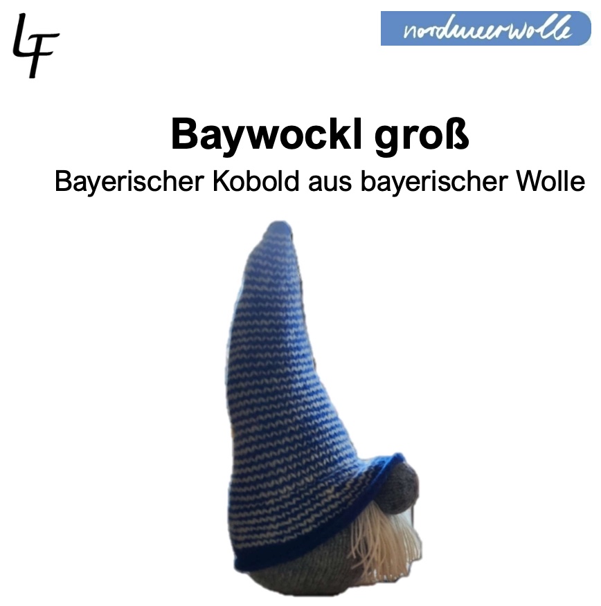 Baywockl blau - groß und klein