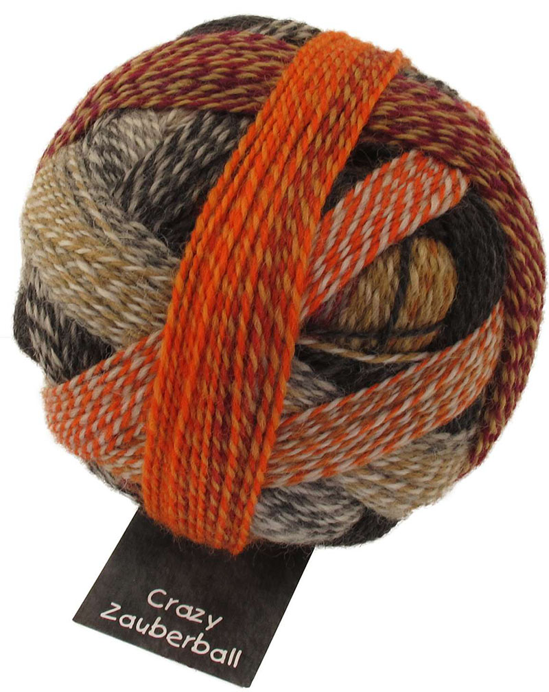 Zauberball® Crazy - 2092 Schokoladenseite (Sockenwolle)