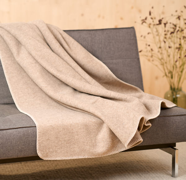 Merino Wolldecke "die Optimale" (Supra) 150 cm x 220 cm