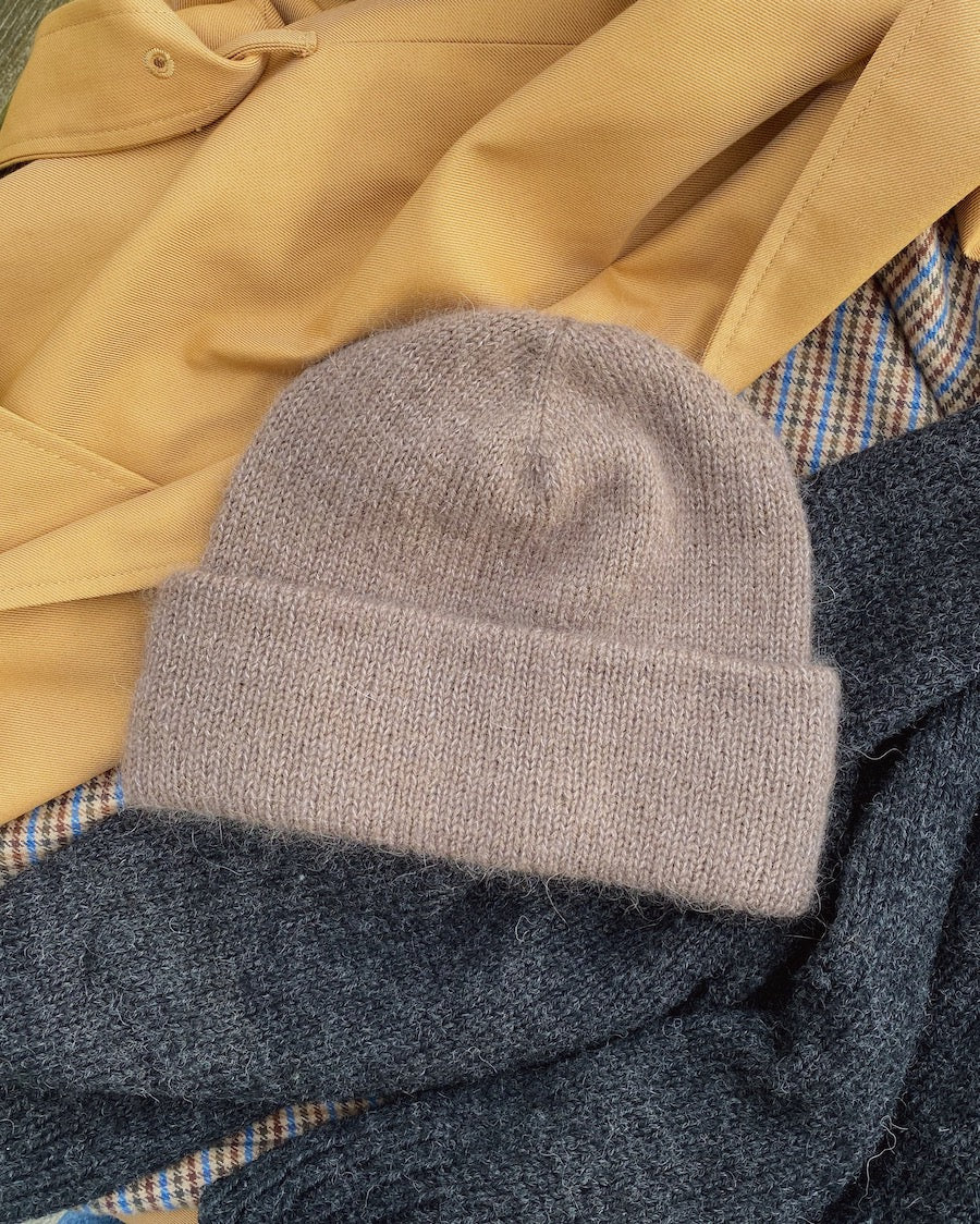 Anleitung für OSLO MÜTZE Mohair Edition (Petite Knit)